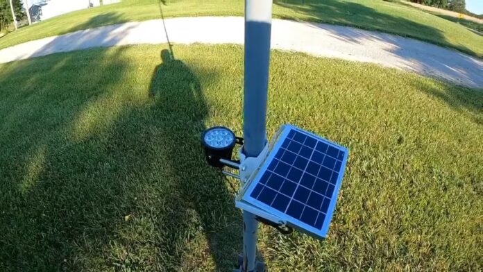 Flagpole Lights Outdoor Solar