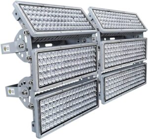 Kekeou 600W Flood Light Outdoor LED 300W Stadium Light 2 Pack