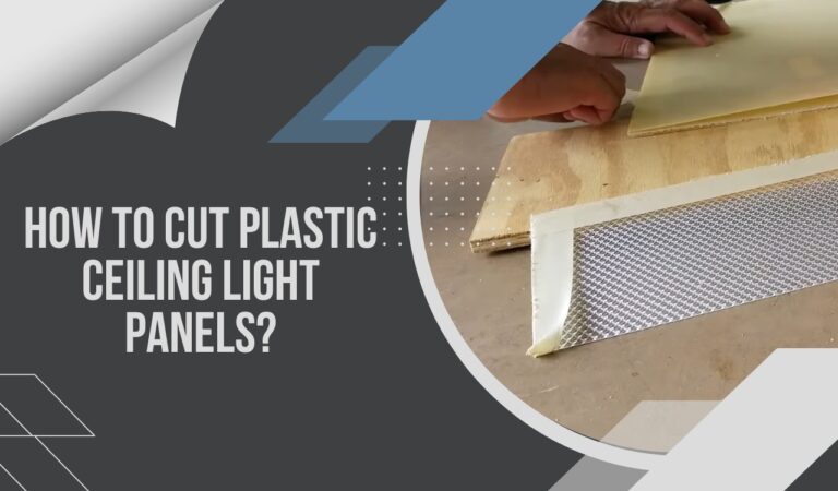 Cut Plastic Ceiling Light Panels