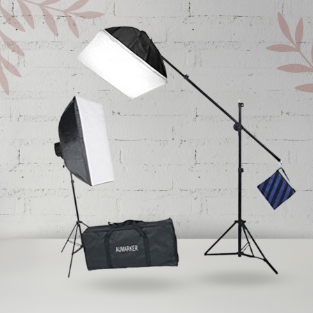 StudioFX H9004SB2 2400 Watt Softbox Photo Lighting Kit