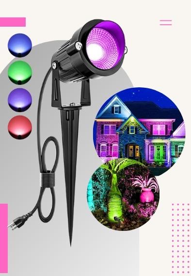 ZUCKEO RGB LED Low Voltage Lights