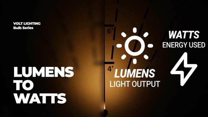 light bulbs lumens and watts