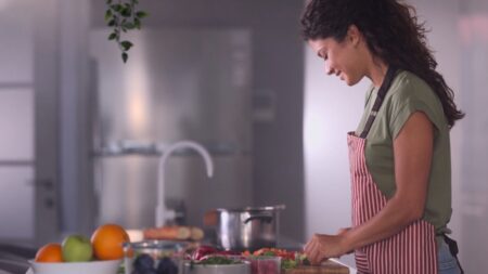 Productivity in the kitchen with lighting