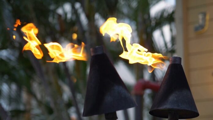 Tiki Torches Outdoor Events
